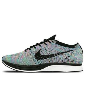 Nike Flyknit Racer Multicolor 2.0 Rainbow Running Shoes Size 5.5